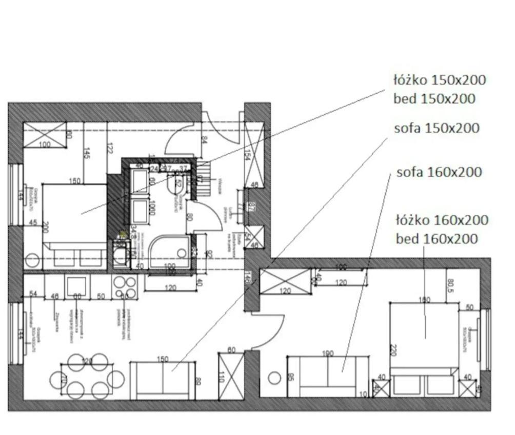 Family Luxury Comfort Old Town Apartament, 1-8, 2 Sypialnie I Salon, Parking W Cenie 그단스크 외부 사진